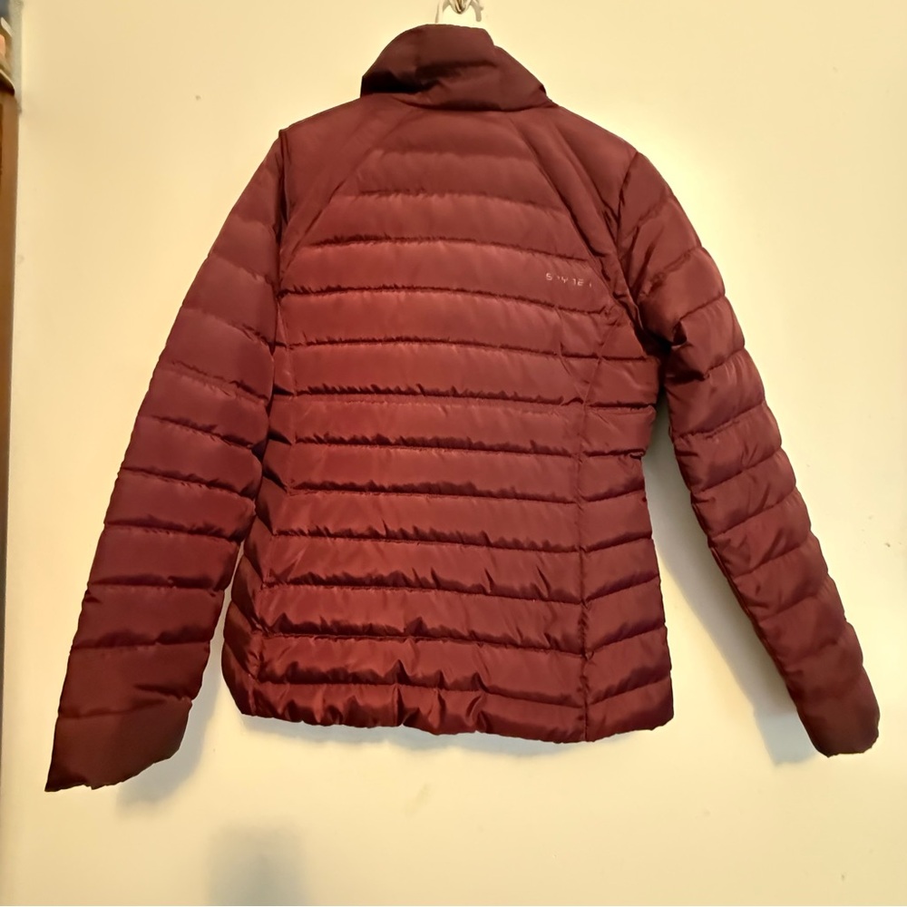 Spyder Women's Puffer Jacket Women’s Size Medium Down Duck Filled Burgundy - Picture 3 of 13